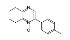 2-(4-methylphenyl)-1-oxido-5,6,7,8-tetrahydroquinoxalin-1-ium结构式