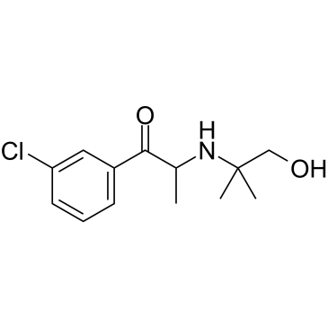 Hydroxybupropion structure