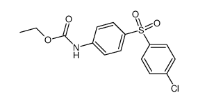 [4-(4-chloro-benzenesulfonyl)-phenyl]-carbamic acid ethyl ester Structure