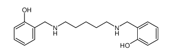 2-[[5-[(2-hydroxyphenyl)methylamino]pentylamino]methyl]phenol结构式