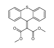 dimethyl 2-thioxanthen-9-ylidenepropanedioate结构式