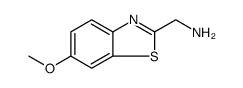 2-Benzothiazolemethanamine, 6-methoxy Structure