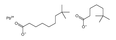 (neononanoato-O)(neoundecanoato-O)lead structure