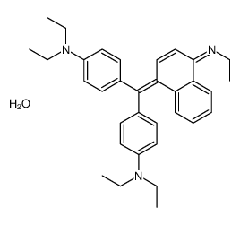 [4-[[4-(diethylamino)phenyl][4-(ethylamino)-1-naphthyl]methylene]-2,5-cyclohexadien-1-ylidene]diethylammonium hydroxide结构式