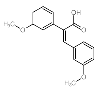 Benzeneacetic acid,3-methoxy-a-[(3-methoxyphenyl)methylene]-, (aE)- picture