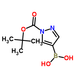 N-Boc-吡唑-4-硼酸图片