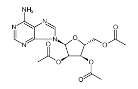 2,3,5-Tri-O-acetyl α-Adenosine Structure