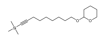 9-(trimethylsilyl)-1-[(tetrahydropyran-2-yl)oxy]non-8-yne Structure