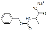 (S)-2-(Benzyloxycarbonylamino)propionic acid sodium salt structure