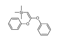 2,2-diphenoxyethenyl(trimethyl)silane结构式