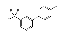 1,1'-Biphenyl, 4'-methyl-3-(trifluoromethyl)- Structure