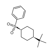 cis-4-(t-butyl)-1-(phenylsulfonyl)cyclohexane Structure