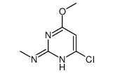 4-chloro-6-methoxy-N-methylpyrimidin-2-amine结构式