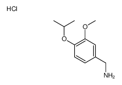 (3-methoxy-4-propan-2-yloxyphenyl)methanamine,hydrochloride Structure