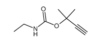 ethyl-carbamic acid-(1,1-dimethyl-prop-2-ynyl ester) Structure