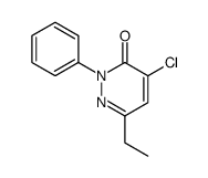 6-ethyl-4-chloro-2-phenyl-2H-pyridazin-3-one Structure