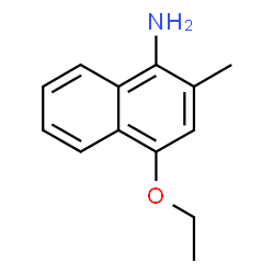 1-Naphthylamine,4-ethoxy-2-methyl-(6CI) structure