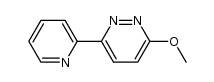 3-methoxy-6-(pyridin-2-yl)-pyridazine结构式