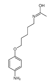 ACETAMIDE, N-(5-(p-AMINOPHENOXY)PENTYL)- structure