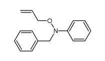 N-benzyl-N-phenyl-O-allylhydroxylamine结构式