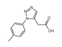 [1-(4-methylphenyl)-1H-1,2,3-triazol-5-yl]acetic acid结构式