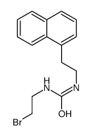1-(2-bromoethyl)-3-(2-naphthalen-1-ylethyl)urea结构式