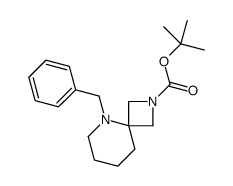 5-(苯基甲基)-2,5-二氮杂螺[3.5]壬烷-2-羧酸 1,1-二甲基乙酯结构式