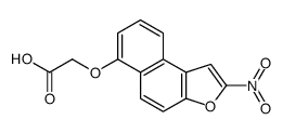 2-(2-nitrobenzo[e][1]benzofuran-6-yl)oxyacetic acid结构式