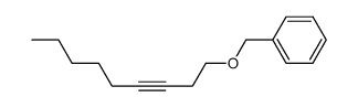 ((non-3-yn-1-yloxy)methyl)benzene结构式