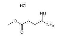 3-carbamimidoyl-propionic acid methyl ester, hydrochloride structure