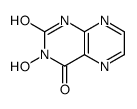 3-hydroxy-1H-pteridine-2,4-dione结构式