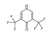 3,5-Bis(trifluoromethyl)-4(1H)-pyridinone结构式