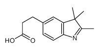 3-(2,3,3-TriMethyl-3H-indol-5-yl)propionic acid结构式
