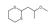 2-(2-methoxypropyl)-1,3-dithiane结构式
