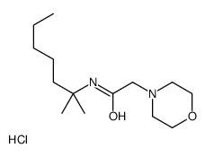 N-(2-methylheptan-2-yl)-2-morpholin-4-ylacetamide,hydrochloride Structure