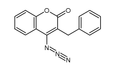 4-Azido-3-benzyl-cumarin结构式