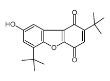 2,6-ditert-butyl-8-hydroxydibenzofuran-1,4-dione Structure