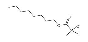 octyl 2-methyloxirane-2-carboxylate Structure