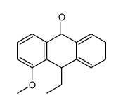 10-ethyl-4-methoxy-10H-anthracen-9-one结构式