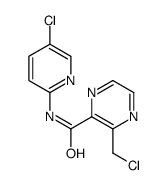 3-(Chloromethyl)-N-(5-chloro-2-pyridinyl)-2-pyrazinecarboxamide structure