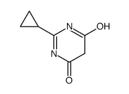 2-Cyclopropyl-4,6(1H,5H)-pyrimidinedione结构式