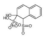 2-hydroxy-1H-naphthalene-1,2-disulfonic acid Structure