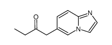1-Imidazo[1,2-a]pyridin-6-yl-butan-2-one结构式