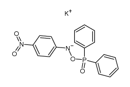potassium ((diphenylphosphoryl)oxy)(4-nitrophenyl)amide Structure