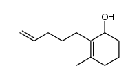 3-methyl-2-(4-pentenyl)-2-cyclohexenol Structure