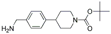 4-(4-(氨基甲基)苯基)哌啶-1-羧酸叔丁酯结构式