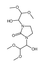 1,3-bis(1-hydroxy-2,2-dimethoxyethyl)imidazolidin-2-one结构式