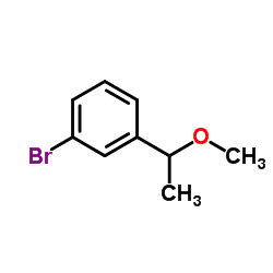 1-Bromo-3-(1-methoxyethyl)benzene Structure