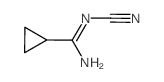 cyclopropanecarboximidamide, N'-cyano- structure