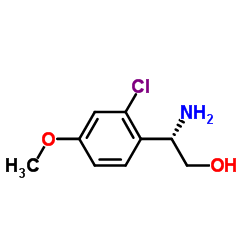 (2S)-2-Amino-2-(2-chloro-4-methoxyphenyl)ethanol Structure